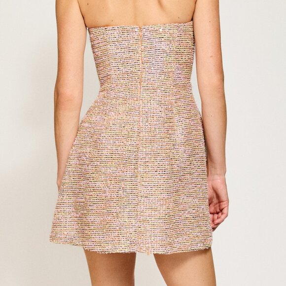 "Sunset" Tweed Dress - Picture 3 of 4